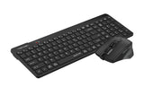 A4Tech FG2400 Air2 Wireless QuietKey Keyboard and Mouse Set (Black)