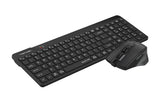 A4Tech FG2400 Air2 Wireless QuietKey Keyboard and Mouse Set (Black)
