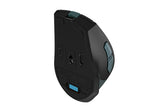 A4Tech FSTYKLER FB35CS Silent Click Dual Mode Mouse - MIDNIGHT GREEN