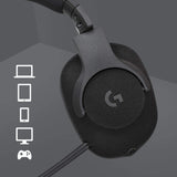 Logitech G433 Wired 7.1 Gaming Headset - BLACK