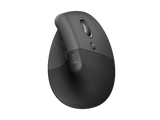 Logitech Lift Vertical Ergonomic Wireless Mouse (Graphite)