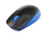 Logitech M190 Wireless Mouse Full Size (Blue)