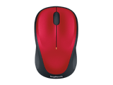 Logitech M235 Wireless Mouse (Red)