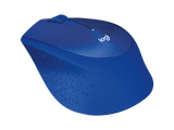 Logitech M331 Silent Plus Wireless Mouse (Blue)