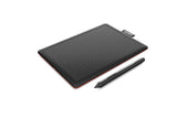 One by Wacom Creative Pen Tablet - Small - Black Red