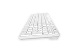 A4Tech Fstyler FBK27C AS Bluetooth & 2.4G Rechargeable Wireless Keyboard (White)