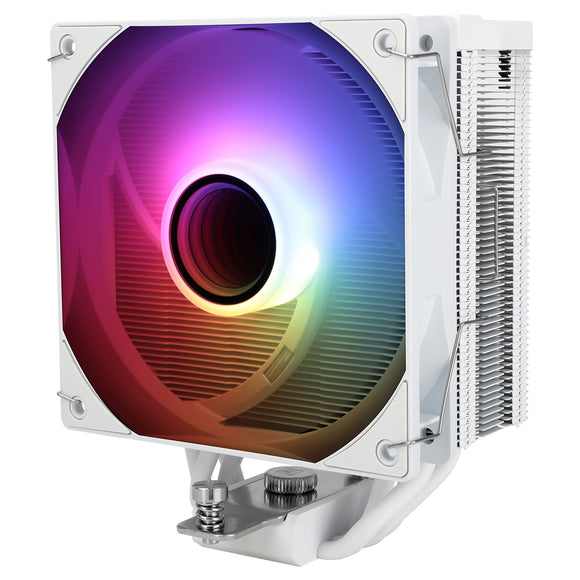 Thermalright Assassin Spirit 120 Vision ARGB CPU Cooler with IPS Display - WHITE