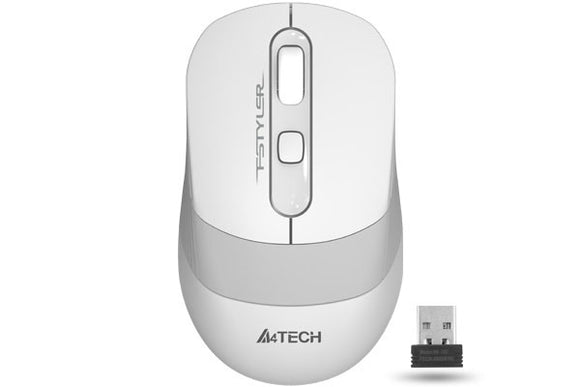 A4Tech Fstyler FG10S 2.4G Wireless Mouse (White)