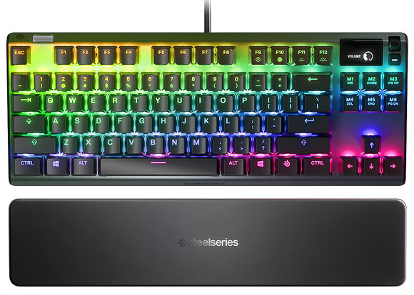 SteelSeries Apex Pro TKL (2023) - Tenkeyless ESports Wired Gaming Keyboard - OmniPoint Switches (US English)