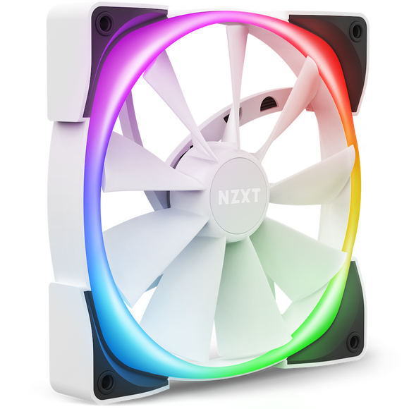 NZXT Aer RGB 2 140mm Case Fan (Matte White)