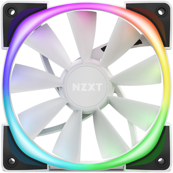 NZXT Aer RGB 2 120mm Case Fan - Matte White