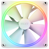 NZXT F140 RGB DUO 140mm Dual-sided Case Fan (White x 1)