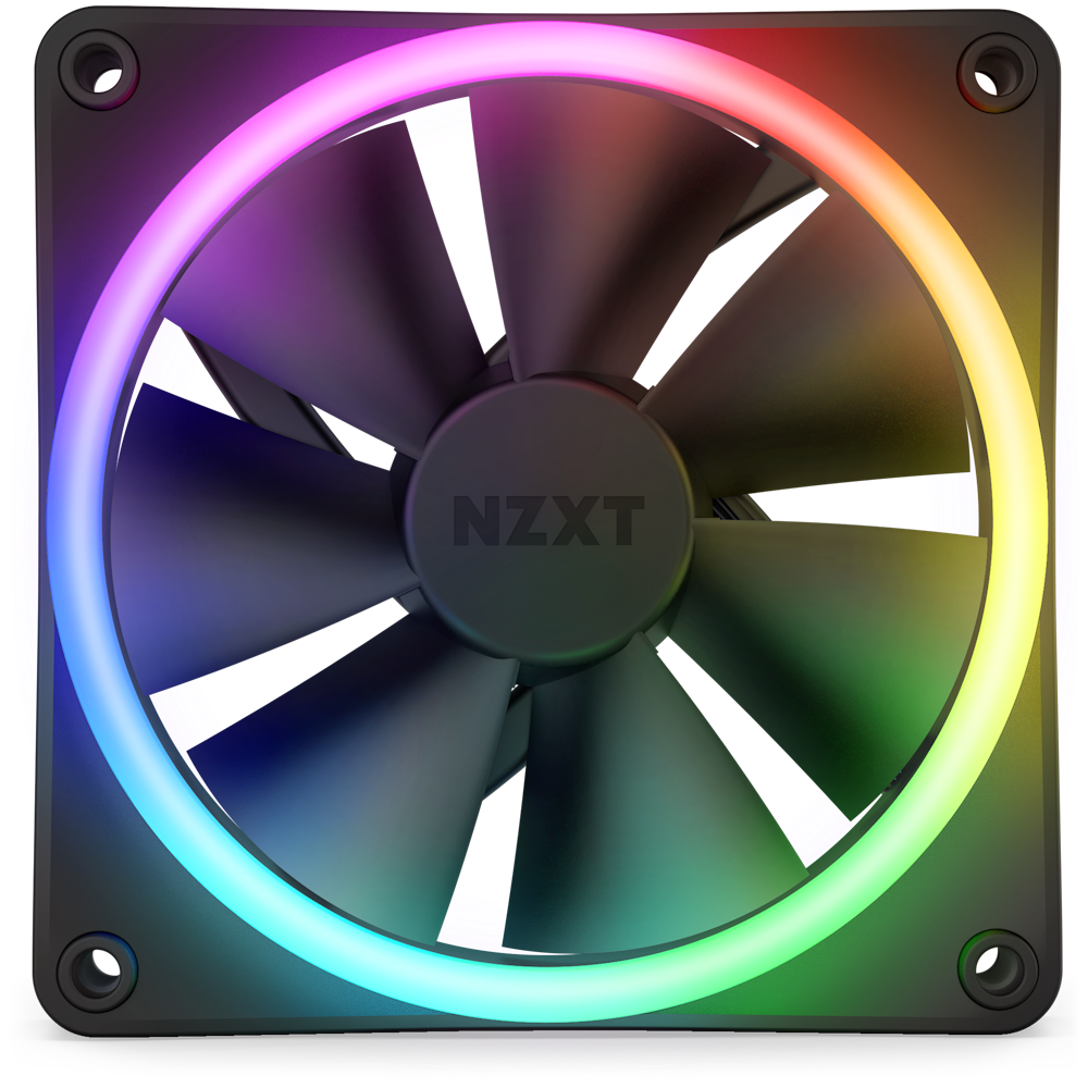 NZXT F120 RGB Duo 120mm Dual-Sided Fan (Black x 1)