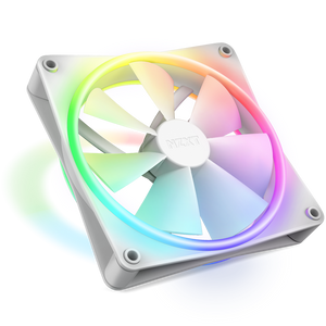 NZXT F140 RGB DUO 140mm Dual-sided Case Fan (White x 1)