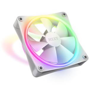 NZXT F120 RGB Duo 120mm Dual-Sided RGB Fan (White x 1)