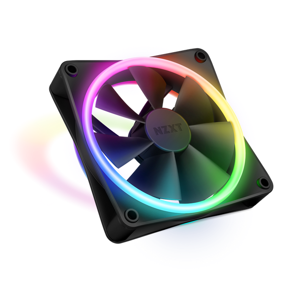 NZXT F120 RGB Duo 120mm Dual-Sided Fan (Black x 1)