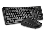 A4Tech 3330N | 3330NS Wireless Desktop Keyboard & Mouse (Black)