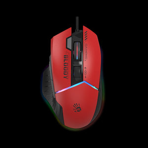 Bloody W95 Max Sports Extra Fire Gainig Mouse - Sports Red