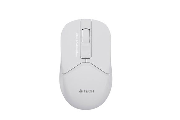 A4tech Fstyler FG12S 1200 DPI Optical Wireless Mouse (White)