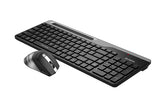 A4Tech Fstyler FB2535CS Bluetooth & 2.4G Wireless Keyboard & Mouse (Smoky Grey)