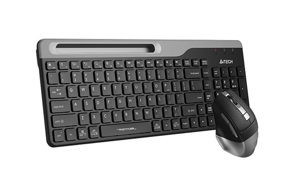 A4Tech Fstyler FB2535CS Bluetooth & 2.4G Wireless Keyboard & Mouse (Smoky Grey)