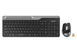 A4Tech Fstyler FB2535CS Bluetooth & 2.4G Wireless Keyboard & Mouse (Smoky Grey)