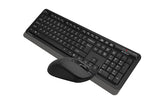 A4Tech Fstyler FG1012s 2.4G Wireless Desktop Keyboard & Mouse (Black)