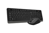 A4Tech Fstyler FG1012s 2.4G Wireless Desktop Keyboard & Mouse (Black)