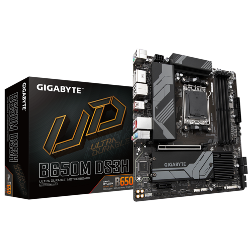 Gigabyte B650M DS3H AMD Socket AM5 Ryzen 7000 Series Motherboard Rev 1.0