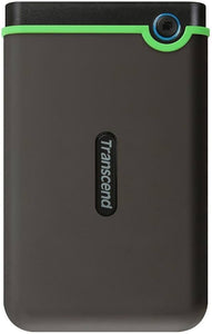 Transcend StoreJet 25M3 4TB Ruggedized USB 3.1 Portable Hard Drive (Iron gray)