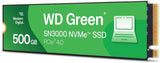 WD Green 500GB SN3000 M.2 2280 NVMe SSD