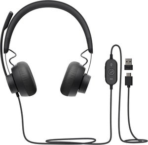 Logitech Zone Wired USB wired headset with premium audio