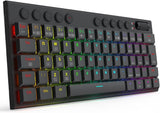 Redragon K632 RGB 60% Wired Mechanical Keyboard with Macro Keys - BLACK