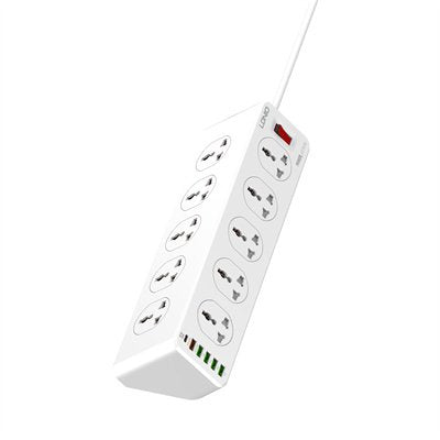 LDNIO SC10610 10 AC Outlets 6 USB Ports Universal Power Strip