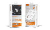 LDNIO SC3416 3 AC Outlets 4 USB Power Strip