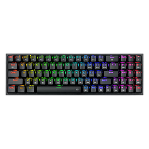 Redragon K628 Pollux 75% Wired RGB Gaming Keyboard, 78 Keys Hot-Swappable Compact Mechanical Gaming Keyboard