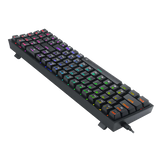 Redragon K628 Pollux 75% Wired RGB Gaming Keyboard, 78 Keys Hot-Swappable Compact Mechanical Gaming Keyboard