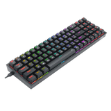 Redragon K628 Pollux 75% Wired RGB Gaming Keyboard, 78 Keys Hot-Swappable Compact Mechanical Gaming Keyboard