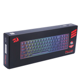 Redragon K628 Pollux 75% Wired RGB Gaming Keyboard, 78 Keys Hot-Swappable Compact Mechanical Gaming Keyboard