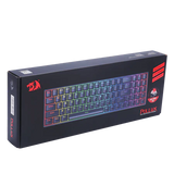 Redragon K628 Pollux 75% Wired RGB Gaming Keyboard, 78 Keys Hot-Swappable Compact Mechanical Gaming Keyboard