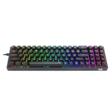Redragon K628 Pollux 75% Wired RGB Gaming Keyboard, 78 Keys Hot-Swappable Compact Mechanical Gaming Keyboard