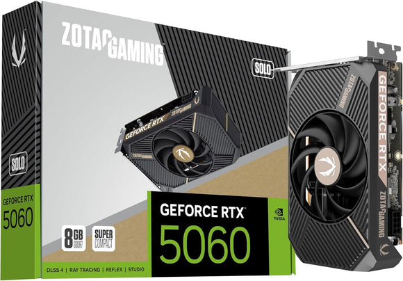ZOTAC GAMING GeForce RTX 5060 SOLO 8GB GDDR7 128bit Graphics Card