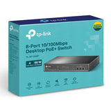 TP-Link TL-SF1008P V7 8-Port 10/100Mbps Desktop Switch with 4-Port PoE+