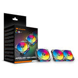 Cougar APOLAR 120 ARGB 3 Fan Pack Elite Universal Modular Fan - BLACK