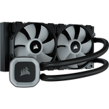 Corsair H100 RGB Performance 240mm Liquid CPU Cooler (Black)