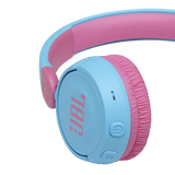 JBL JR310BT Kids Wireless On-Ear Headphones with Safe Sound (Blue)