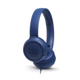 JBL Tune 500 Wired On-Ear Headphones (Blue)