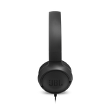 JBL Tune 500 Wired On-Ear Headphones (Black)