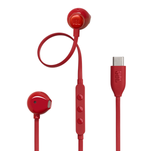 JBL TUNE 305C USB-C In Ear Headphones (Red)