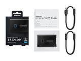 Samsung 2TB Portable SSD T7 Touch USB 3.2 (Black)